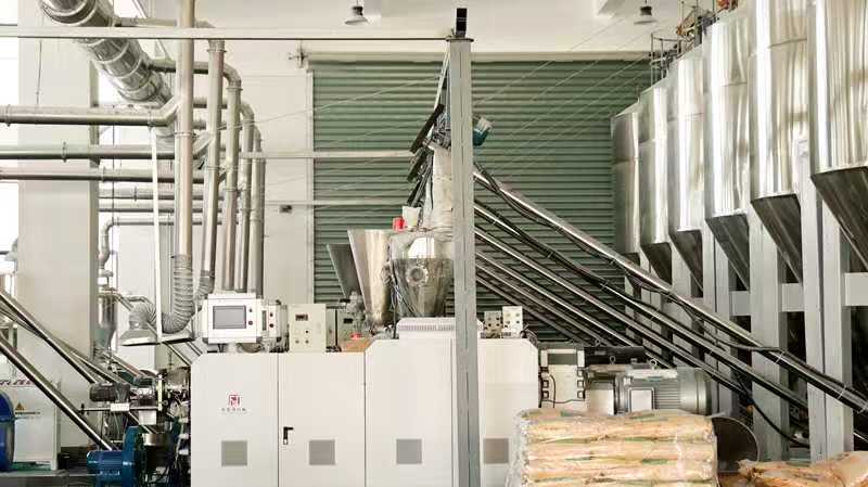 PVC compound production line